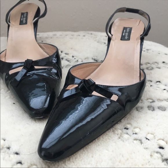 kate spade Shoes Kate Spade Kitten Heel Slingbacks 65 Poshmark